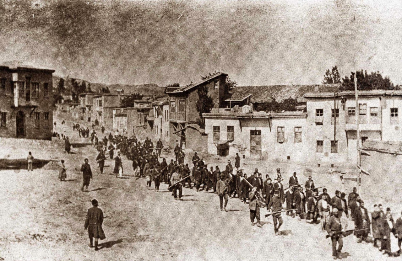 Genocidio armenio, imágenes de archivo. Foto: Prensa Armenia.